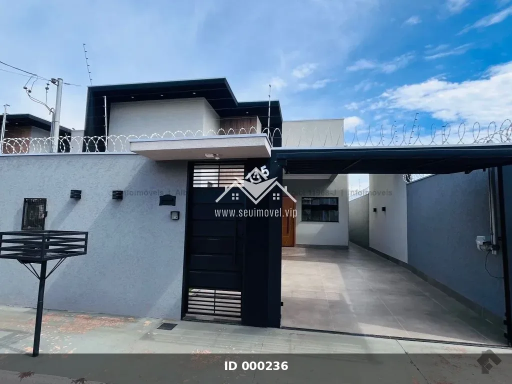Casa nova com jardim de inverno e espaço gourmet