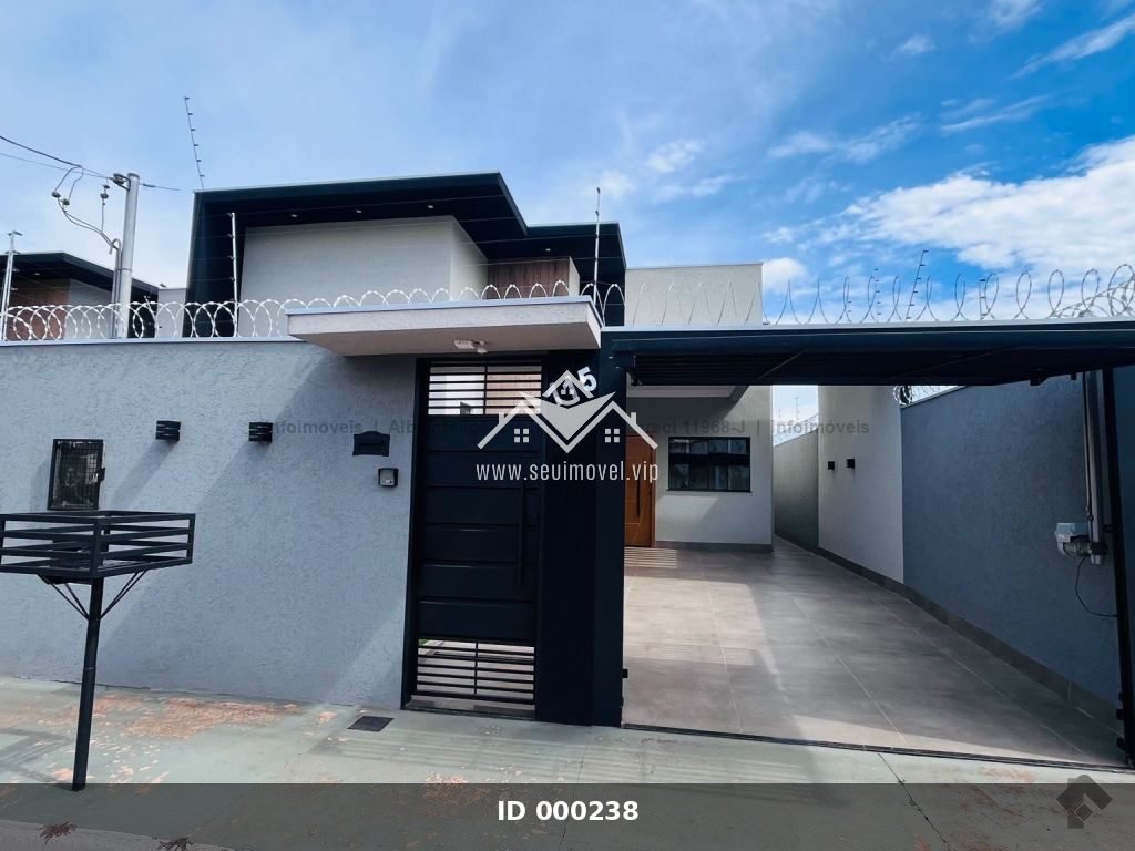 Casa nova com jardim de inverno e espaço gourmet